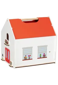Przenony domek dla lalek Eco House z akcesoriami Goki