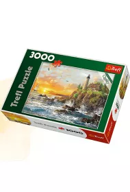 Puzzle 3000 el. Zach�d nad skalistym wybrze�em 33044 Trefl