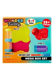 Wonder Factory Never Dry Dough&Sand Mega Box Mga Entertainment