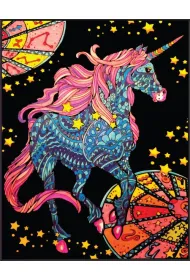 Kolorowanka welwetowa Jednoro�ec zodiak 47x35cm