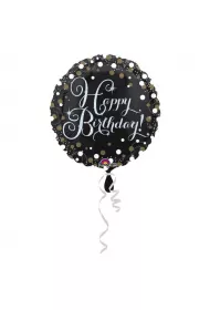 Amscan Balon foliowy Sparkling Birthday standard 43cm