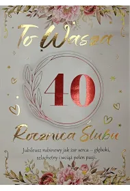 Yeku Karnet 3K Rocznica �lubu