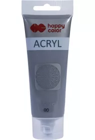 Happy Color Farba akrylowa szara 75ml
