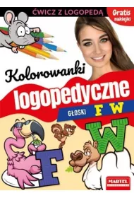 Kolorowanki logopedyczne goski F W