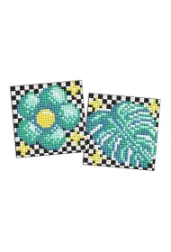 Diamentowa mozaika Kids - Kwiat i li�� 9x9cm Ideyka