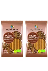 Pi Przemian Paluszki orkiszowe penoziarniste Zestaw 2 x 45 g Bio