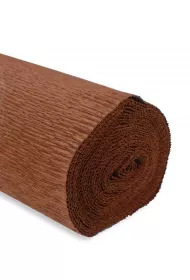 Cartotecnica Rossi Krepina ciemnobr�zowa 50x250cm