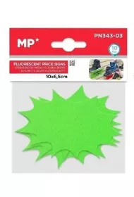 Mp Main Paper Etykiety cenowe fluorescencyjne zielone 100x65mm