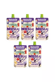 Tymbark Musly Patki owsiane - kasza manna - owoce lene zestaw 5 x 170 g