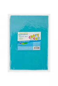Craft with Fun Filc arkusz niebieski 20 x 30 cm
