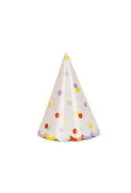 PartyDeco Czapeczki Konfetti 16cm 6 szt