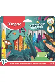 Maped Flamastry Jumbo Jungle Fever 12 szt