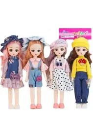 Lalka stylowa zginane r�ce i nogi 29cm MIX Merkpol