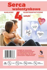 Kunke Naklejki serca walentynkowe