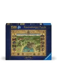 Puzzle 1500 el. Mapa Hogwartu Ravensburger