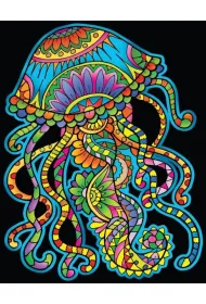Kolorowanka welwetowa 47x35cm Meduza
