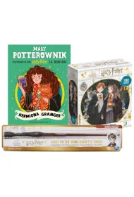 Pakiet: Ma�y potterownik. Przewodnik po serii Harry Potter. Hermiona Granger, Puzzle 300 el. Harry Potter. Hermiona i Ron, Magiczna R�d�ka Harry'ego Wizarding World