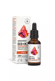 Aura Herbals Witamina D3 (4000 IU) + K2mk7 Forte Suplement diety w kroplach 30 ml