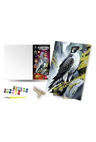 Qbee Malowanie po numerach - W�drowiec na skale 40x50cm