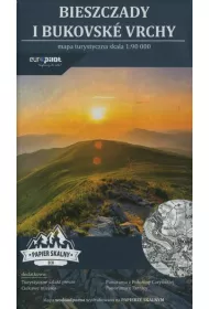 Bieszczady i Bukovske Vrchy. Mapa turystyczna ECO w skali 1:90 000