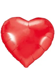 PartyDeco Balon foliowy Serce czerwony 45cm