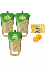 Purena Koncentrat lemoniady pomaraczowo-cytrynowej na 6l Zestaw 3 x 1 kg