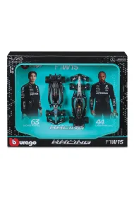 Bburago Model 1:43 Mercedes-AMG W15 Hamilton Russell zestaw bolid�w 18-38115