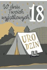 Kukartka Karnet B6 Urodziny (wymienne cyfry)