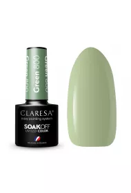 Claresa Soak Off UV/LED Green lakier hybrydowy 800 5 g