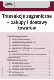 eBook TRANSAKCJE ZAGRANICZNE zakupy i dostawy towarw pdf