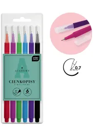 Interdruk Cienkopisy Academy 6 szt.