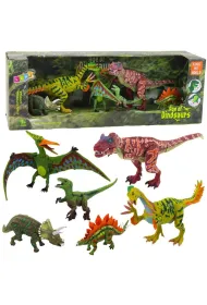 Zestaw figurek Dinozaury ruchome nogi paszcze