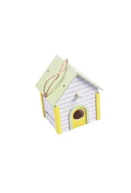 Budka dla ptak�w drewniana 14x12x16,5cm