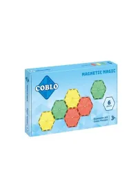 Klocki magnetyczne 6 p�yt hexagon 14cm
