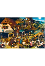 Puzzle 1000 el. Przysowia, Brueghel Bluebird Puzzle