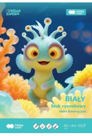 Blok rysunkowy bia�y A4/20K 80g HAPPY COLOR