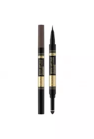 Eveline Cosmetics Brow Art Duo Pen & Filing Powder precyzyjny pisak i cie do brwi 2w1 Dark