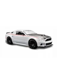 MAISTO 31506-88 Ford Mustang Street Racer 2014 bia�y 1:24 Special Edition