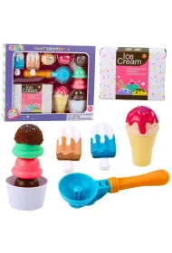 Zestaw s�odko�ci Lody 14el LeanToys
