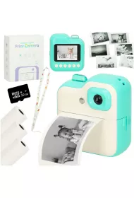Aparat natychmiastowy drukarka termiczna zielony 1GB 24mpx