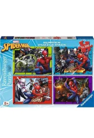 Puzzle 2D 4x100el Spiderman Ravensburger