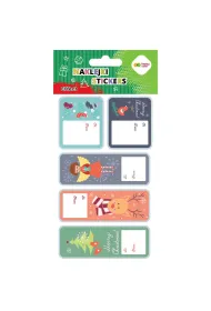 Happy Color Naklejki EFFECT-Xmas Stamp Tag 10x20cm