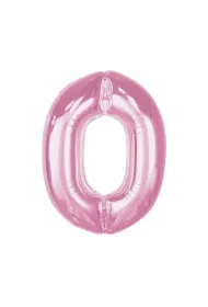 Godan Balon foliowy cyfra 0 jasnor�owa Smart 92cm