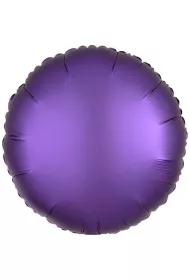 Amscan Balon foliowy Lustre fioletowy okr�g�y 43cm