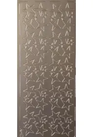 Galeria Hobby Stiker a�urowy srebrny