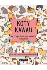 Koty kawaii. Naucz si rysowa krok po kroku. 75 kociakw