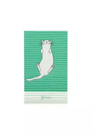 Santoro Notes - Feline Fine - Bold Green