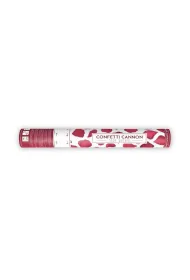 PartyDeco Tuba z p�atkami r�, bordo, 40cm