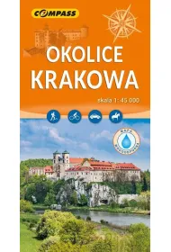 Okolice Krakowa mapa laminowana skala 1 : 45 000