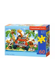 Puzzle 60 el. Safari Castorland